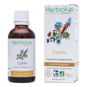 cyprès bio teinture mère cupressus 50 ml herbiolys