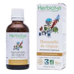 hamamélis de virginie bio teinture mère 50 ml herbiolys
