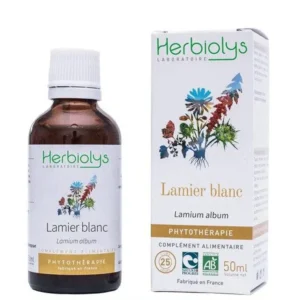 lamier blanc (ortie blanche) bio teinture mère 50 ml herbiolys