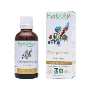 petite pervenche bio teinture mère 50 ml herbiolys