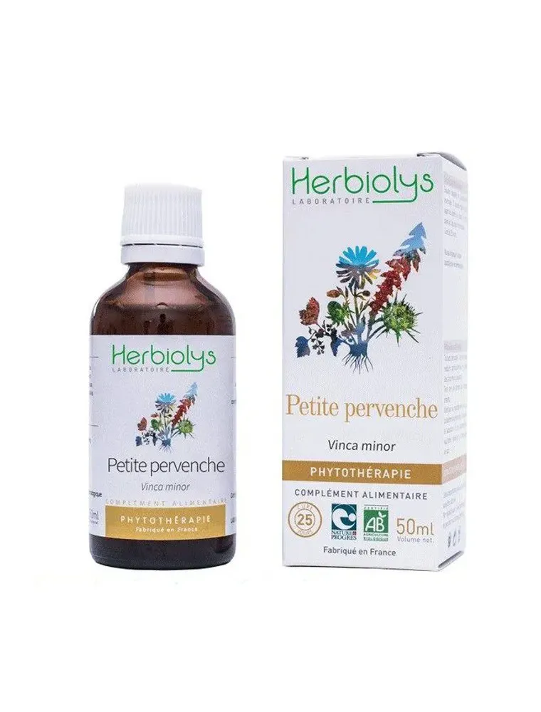 petite pervenche bio teinture mère 50 ml herbiolys petite pervenche bio teinture mère 50 ml herbiolys