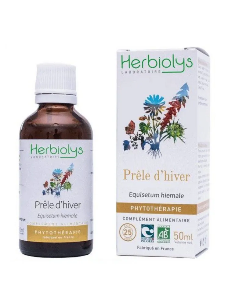 prêle d'hiver bio teinture mère 50 ml herbiolys prêle d'hiver bio teinture mère 50 ml herbiolys