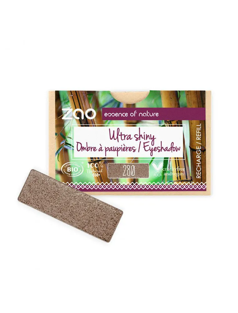 ombre à paupières rectangle bio & vegan cacao satin 280 zao make up ombre à paupières rectangle bio & vegan cacao satin 280 zao make up