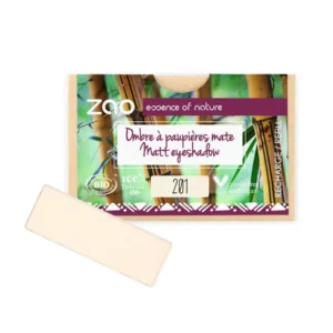 recharge ombre à paupières rectangle bio & vegan ivoire 201 zao make up