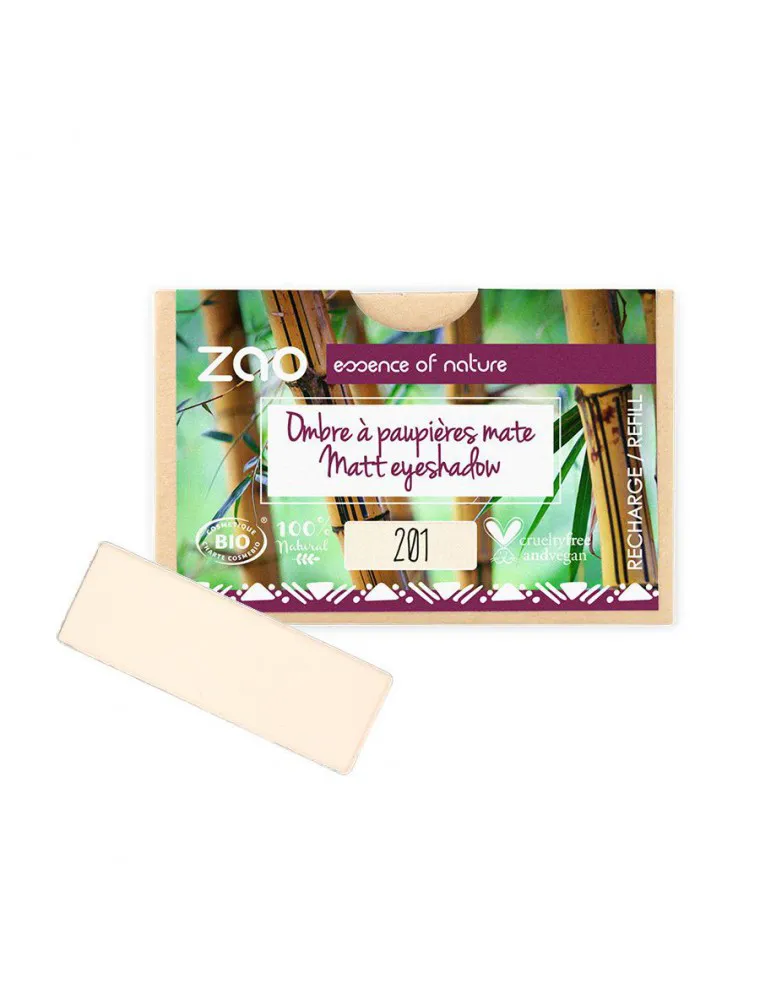 recharge ombre à paupières rectangle bio & vegan ivoire 201 zao make up recharge ombre à paupières rectangle bio & vegan ivoire 201 zao make up