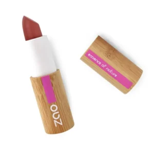rouge à lèvres mat bio & vegan rose rouge 463 zao make up