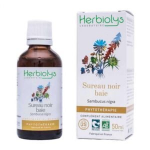 sureau noir (baie) bio teinture mère 50 ml herbiolys