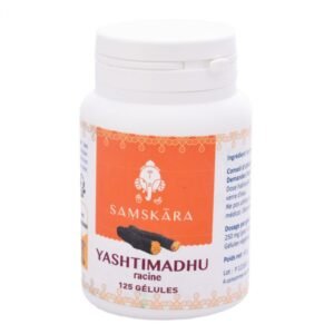 yashtimadhu racine (réglisse) 125 gélules samskara
