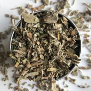 sauge officinale bio 100g feuille coupée salvia officinalis 