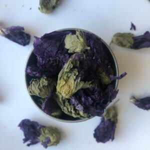 mauve bio 25g fleurs malva sylvestris 